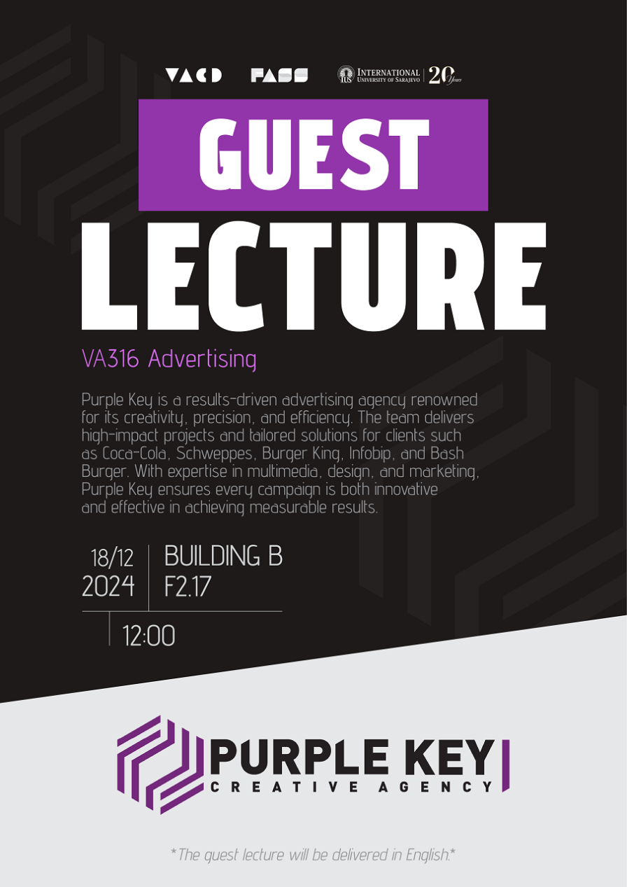 VACD Guest Lecture: Purple Key Creative Agency