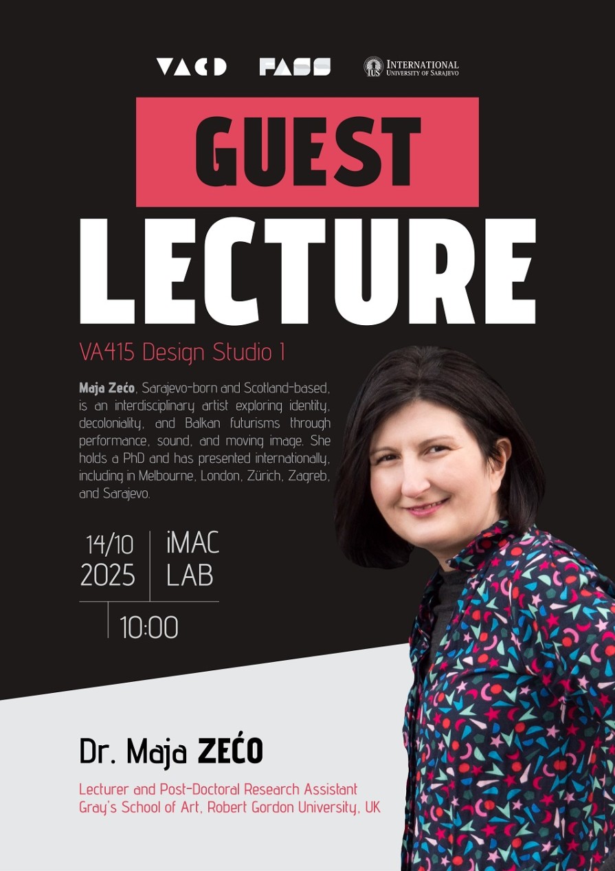 VACD Guest Lecture: Performance Art, Sound and Moving Image