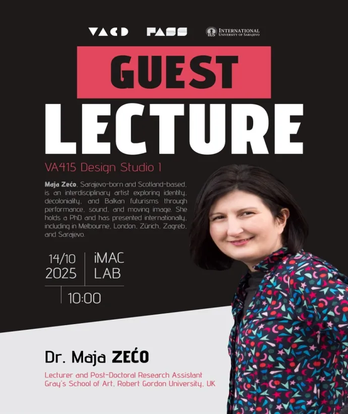 VACD Guest Lecture: Performance Art, Sound and Moving Image