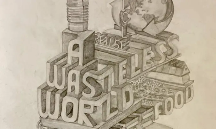 IUS Shines in UNDP's "Wasteless World" Drawing Competition: A Triumph for Sustainable Art
