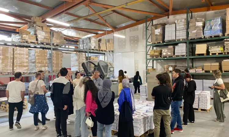 VACD Students Visit Suton Print in Široki Brijeg