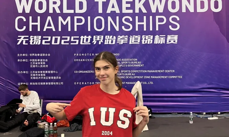 IUS Student Ada Avdagić Excels at World Taekwondo Championships in China