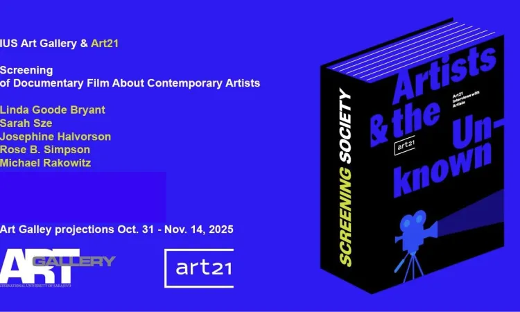 Umjetnička galerija IUS-a organizovala premijeru Art21 serijala: „ Artists and the Unknown”