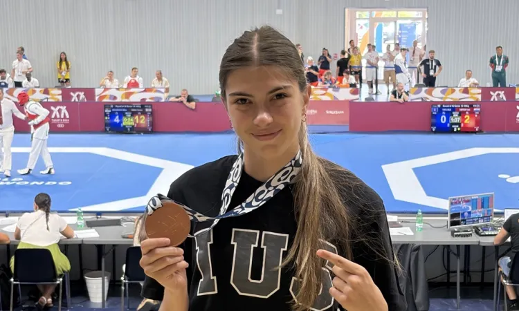 IUS Student Ada Avdagić Wins Bronze for Bosnia and Herzegovina at the Mediterranean Games