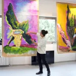 From Treskavica to the Canvas: IUS Alumnus Nino Lojpur Exhibits at His Alma Mater
